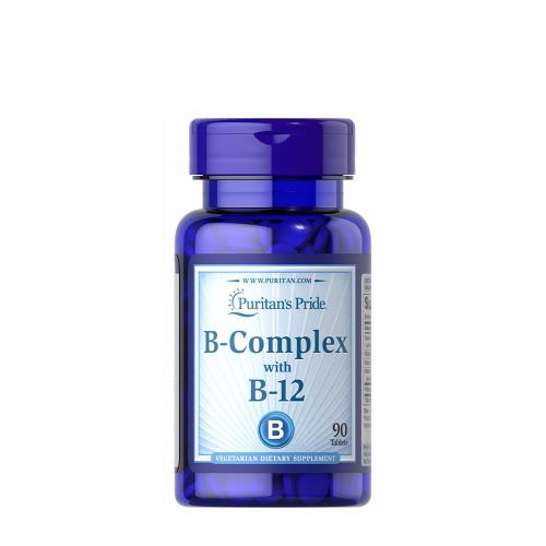 Puritan's Pride Vitamin B-Complex and Vitamin B-12 (90 Tabletta)