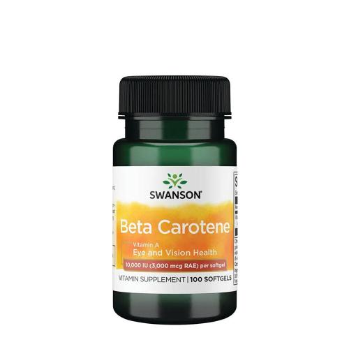 Swanson Beta-Carotene (Vitamin A) (100 Lágykapszula)