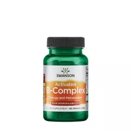  Swanson B-Vitamin Komplex kapszula - Activated B-Complex High Bioavailability (60 Veggie Kapszula)