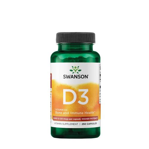 Swanson D3-Vitamin 2,000 IU (250 Kapszula)