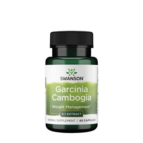 Swanson Garcinia Cambogia 5:1 Kivonat 80 mg (60 Kapszula)