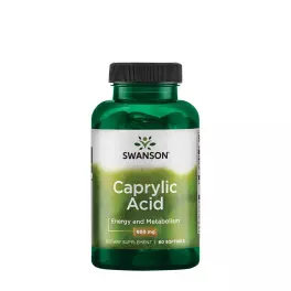 Swanson Caprylic Acid 600 MG (60 Lágykapszula)