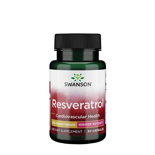 Swanson Resveratrol - Higher Potency 250 MG (30 Kapszula)