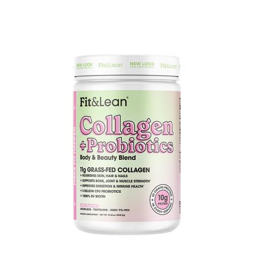 Fit & Lean Collagen Probiotics - Kollagén + Probiotikum (358 g, Ízesítetlen)