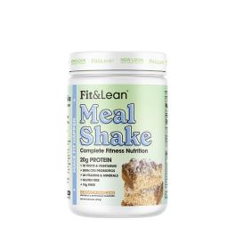   Fit & Lean Meal Shake - Étkezéshelyettesítő és Zsírégető Formula (370 g, Kávés Morzsasüti)