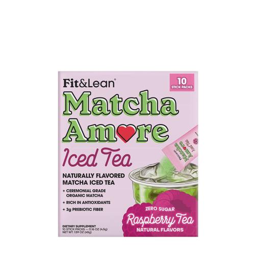 Fit & Lean Matcha Amore Iced Tea (45 g, Málnás Ice Tea)