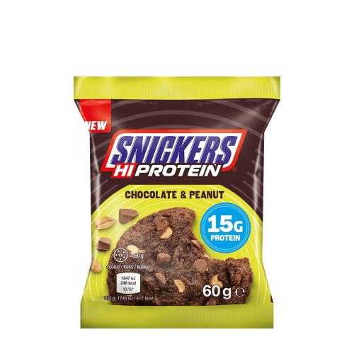 Mars Snickers HI-PROTEIN Cookie (1 Szelet, Csokoládés Földimogyoró)