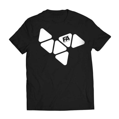 Edzős póló - T-shirt - Fekete/Fehér