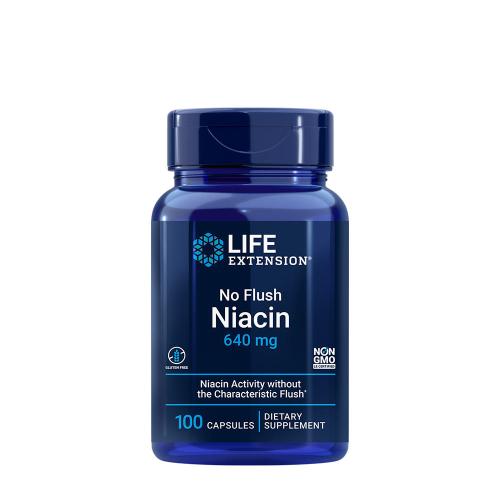 Life Extension Flush Mentes Niacin 640 mg (100 Kapszula)