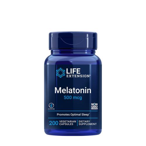Life Extension Melatonin 500 mcg (200 Veg Kapszula)