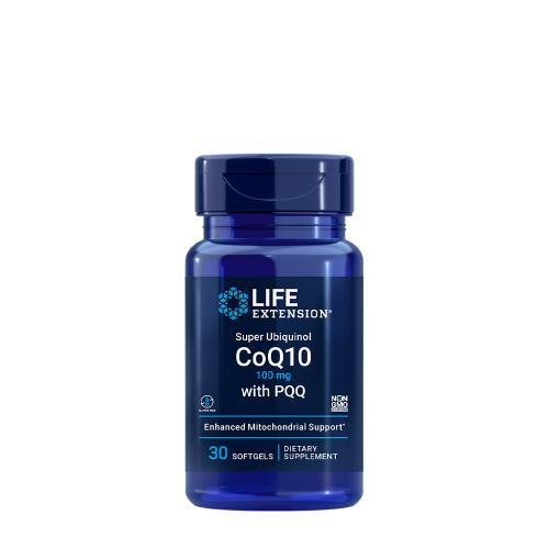 Life Extension Super Ubiquinol CoQ10 with PQQ 100 mg (30 Lágykapszula)