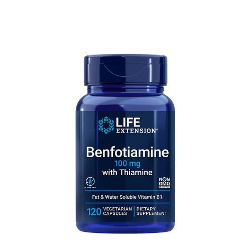 Life Extension Benfotiamin kapszula Tiaminnal - Benfotiamine with Thiamine (120 Veg Kapszula)