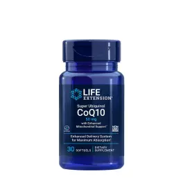   Life Extension Super Ubiquinol CoQ10 50 mg kapszula (Fokozott Mitokondriális Támogatás) (30 Lágykapszula)