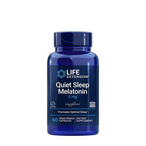 Life Extension Komplex Melatonin 5 mg kapszula - Quiet Sleep Melatonin 5 mg (60 Veg Kapszula)