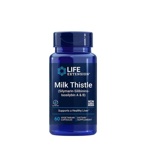 Life Extension Máriatövis (Milk Thistle - Silymarin Silibinins Isosilybin A & B) (60 Veg Kapszula)