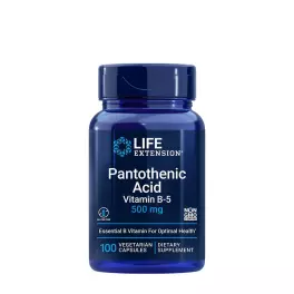   Life Extension Pantoténsav 500 mg kapszula - Pantothenic Acid (100 Veg Kapszula)