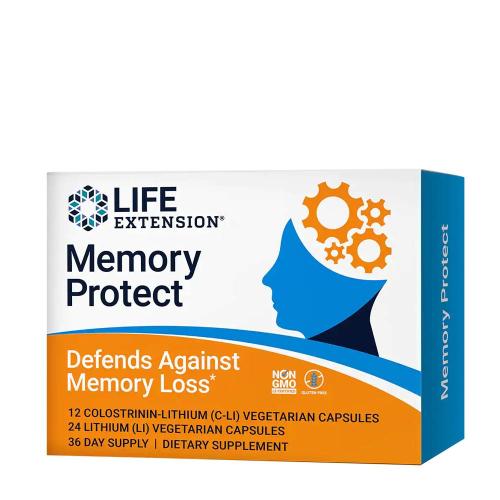 Life Extension Memória és Kognitív Egészségtámogató kapszula - Memory Protect (12 Veg Kapszula)