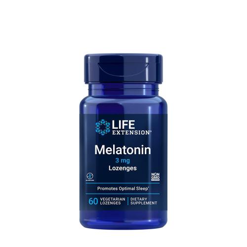 Life Extension Melatonin 3 mg (60 Szopogató Tabletta)