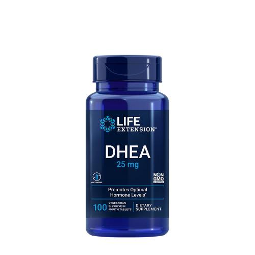 Life Extension DHEA 25 mg - Szájban oldódó tabletta (100 Tabletta)