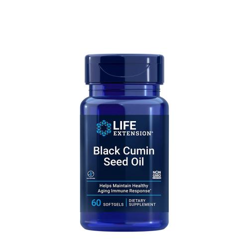 Life Extension Black Cumin Seed Oil - Feketekömény olaj (60 Lágykapszula)