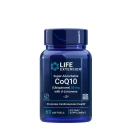   Life Extension Super-Absorbable CoQ10 (Ubiquinone) with d-Limonene (60 Lágykapszula)