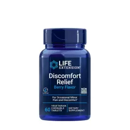   Life Extension Discomfort Relief (Gyümölcs ízű) (60 Rágótabletta)