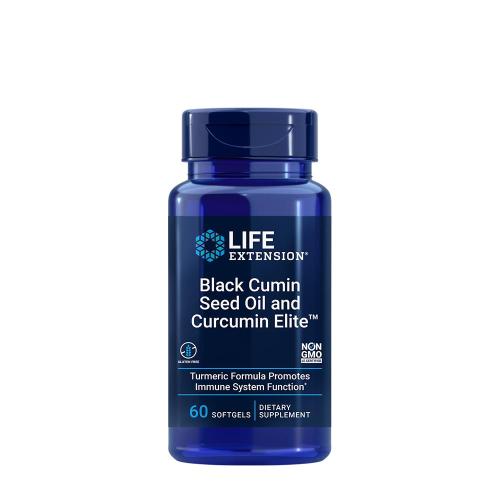 Life Extension Black Cumin Seed Oil and Curcumin Elite™ (60 Lágykapszula)