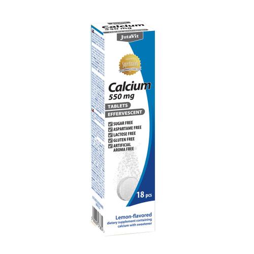 JutaVit Kalcium 500 mg pezsgőtabletta  (18 Pezsgőtabletta, Citrom)
