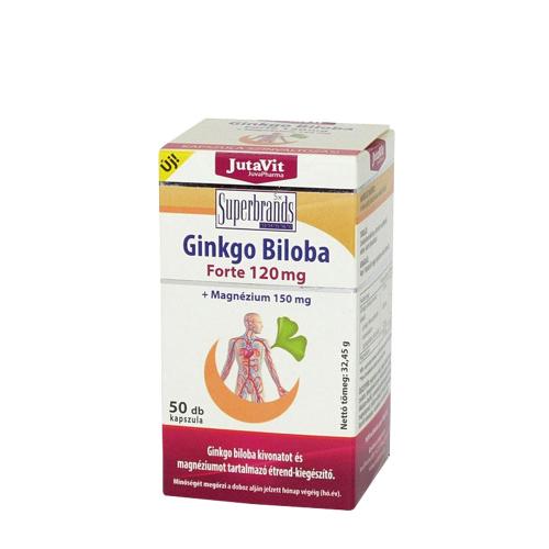 JutaVit Ginkgo Biloba 120 mg + Magnézium 150 mg (50 Kapszula)