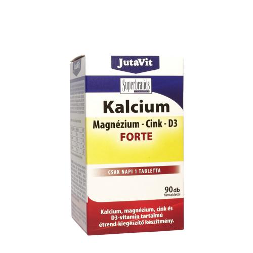 JutaVit Kalcium + Magnézium + Cink + D3 Forte (90 Tabletta)