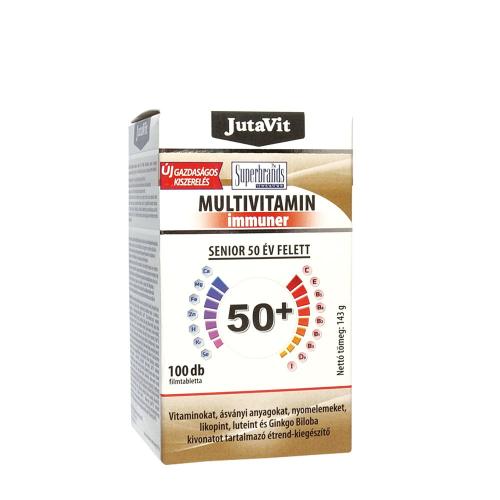 JutaVit Multivitamin Immuner tabletta 50 Év Felettieknek  (100 Tabletta)