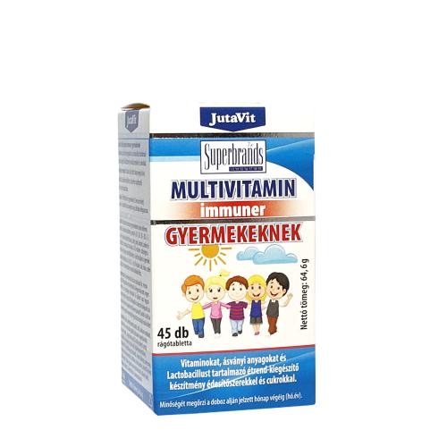 JutaVit Multivitamin Immuner rágótabletta Gyermekeknek (45 Rágótabletta)