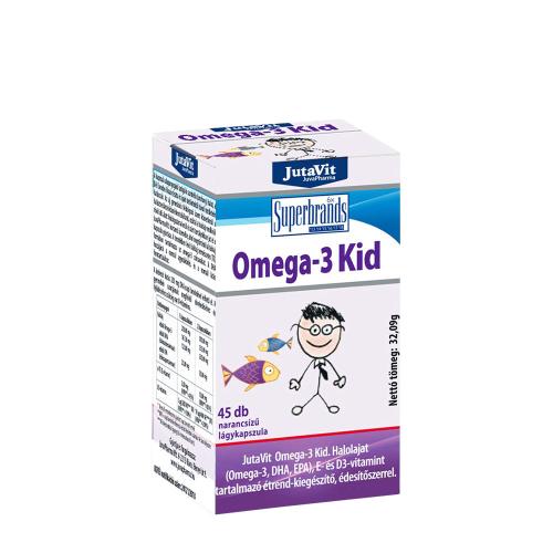 JutaVit Omega-3 Kid Gyerekeknek Narancsízű (45 Lágykapszula, Narancs)