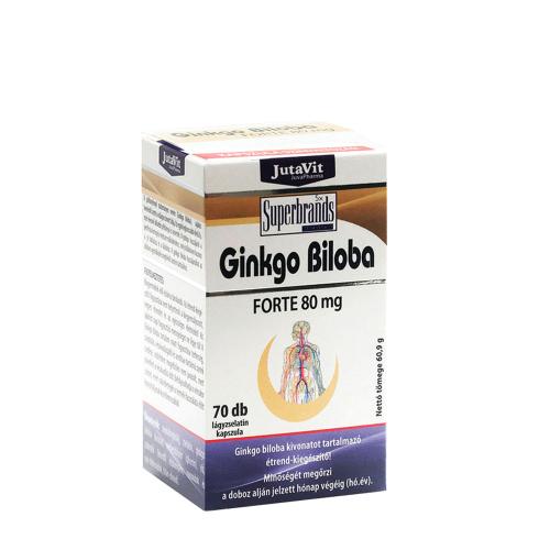 JutaVit Ginkgo Biloba Forte 80 mg lágyzselatin (70 Lágykapszula)