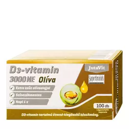 JutaVit D3-vitamin 3000 NE Olíva (100 Lágykapszula)