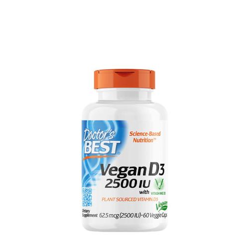 Doctor's Best Vegán D-vitamin 2500 NE (60 Veggie Kapszula)