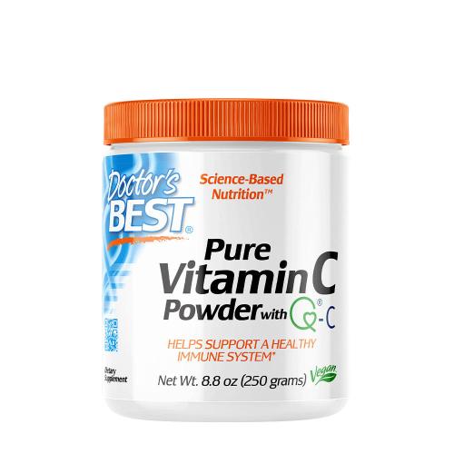 Doctor's Best Tiszta C-vitamin por - Pure Vitamin C Powder With Quali-C  (250 g)