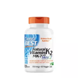   Doctor's Best Természetes K2-vitamin (MK7) 100 mcg kapszula - Natural Vitamin K2 100 mcg (60 Veg Kapszula)
