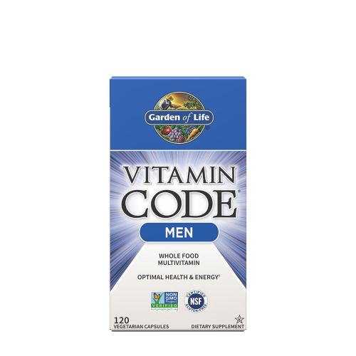 Garden of Life Multivitamin kapszula Férfiaknak - Vitamin Code Men (120 Veg Kapszula)