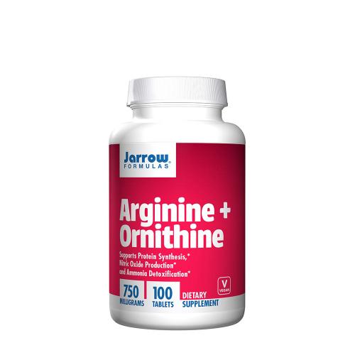 Jarrow Formulas Arginin + Ornitin 750 mg (100 Tabletta)