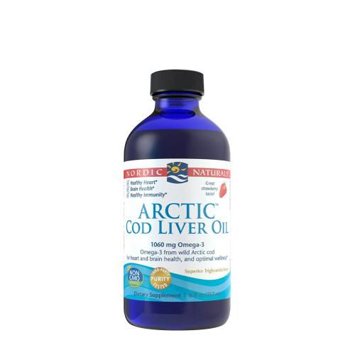 Nordic Naturals Sarkvidéki Tőkehalmáj Olaj 1060 mg - Arctic Cod Liver Oil (237 ml, Eper)