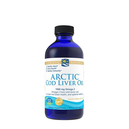 Nordic Naturals Sarkvidéki Tőkehalmáj Olaj 1060 mg - Arctic Cod Liver Oil (237 ml, Ízesítetlen)