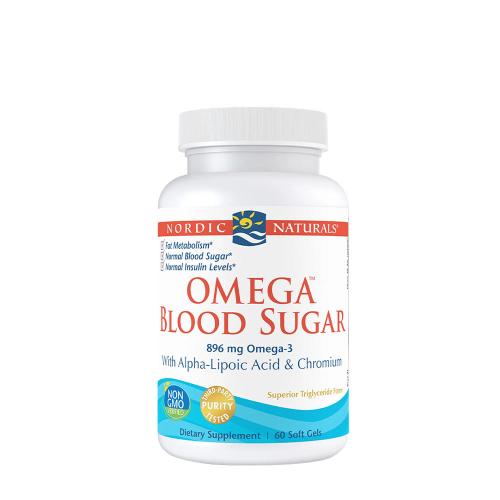 Nordic Naturals Vércukorszint Támogató Omega 896 mg kapszula - Omega Blood Sugar (60 Lágykapszula)