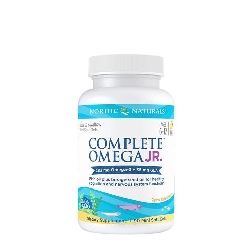 Nordic Naturals Omega Zsírsavak Gyermekeknek - Complete Omega Junior 283 mg (90 Lágykapszula, Citrom)
