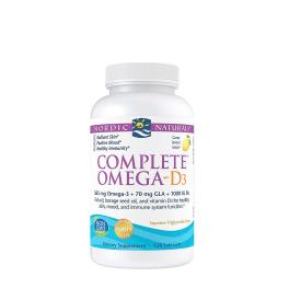   Nordic Naturals Komplex Omega kapszula D-vitaminnal - Complete Omega-D3 (120 Lágykapszula, Citrom)