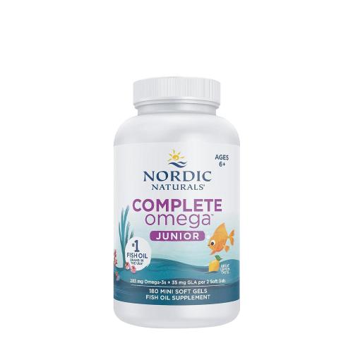 Nordic Naturals Omega Zsírsavak Gyermekeknek - Complete Omega Junior 283 mg (180 Lágykapszula, Citrom)