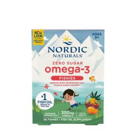   Nordic Naturals Cukormentes Omega-3 Halacskák (36 Rágótabletta, Tutti Frutti)