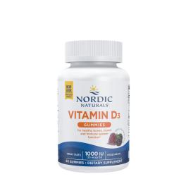   Nordic Naturals D3 Vitamin Gumicukor (60 Gumicukor, Erdei Gyümölcs)