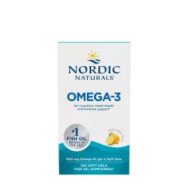 Nordic Naturals Omega-3 (180 Lágykapszula, Citrom)