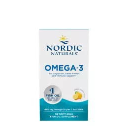 Nordic Naturals Omega-3 (60 Lágykapszula, Citrom)